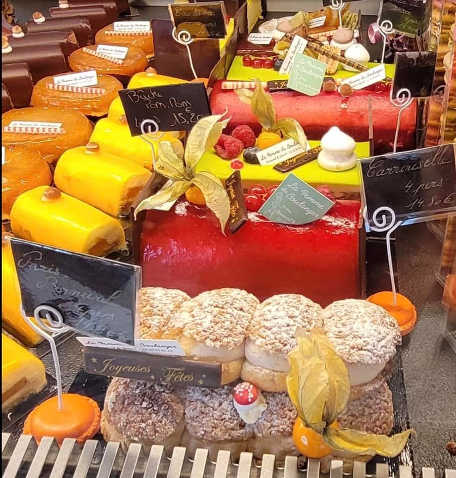 Vitrine de pâtisseries